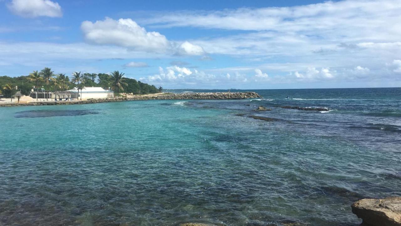 Studio Vue Mer Piscine Plage Kaz Punch Manganao Chez Julie Saint-Francois  Exteriör bild