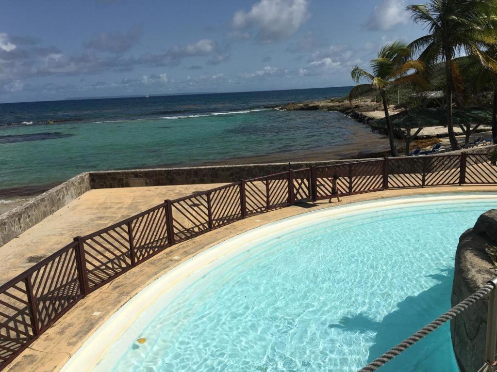 Studio Vue Mer Piscine Plage Kaz Punch Manganao Chez Julie Saint-Francois  Exteriör bild