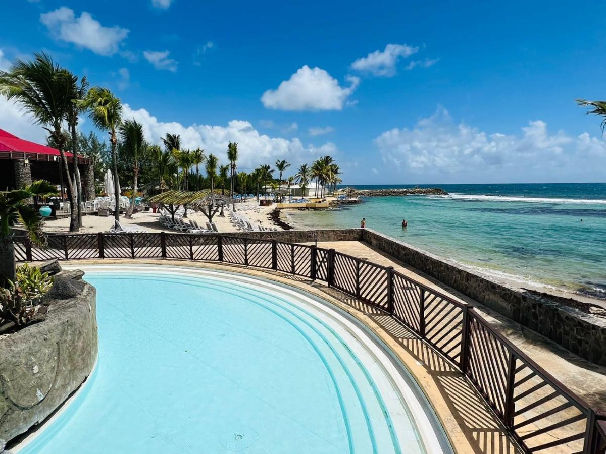 Studio Vue Mer Piscine Plage Kaz Punch Manganao Chez Julie Saint-Francois  Exteriör bild